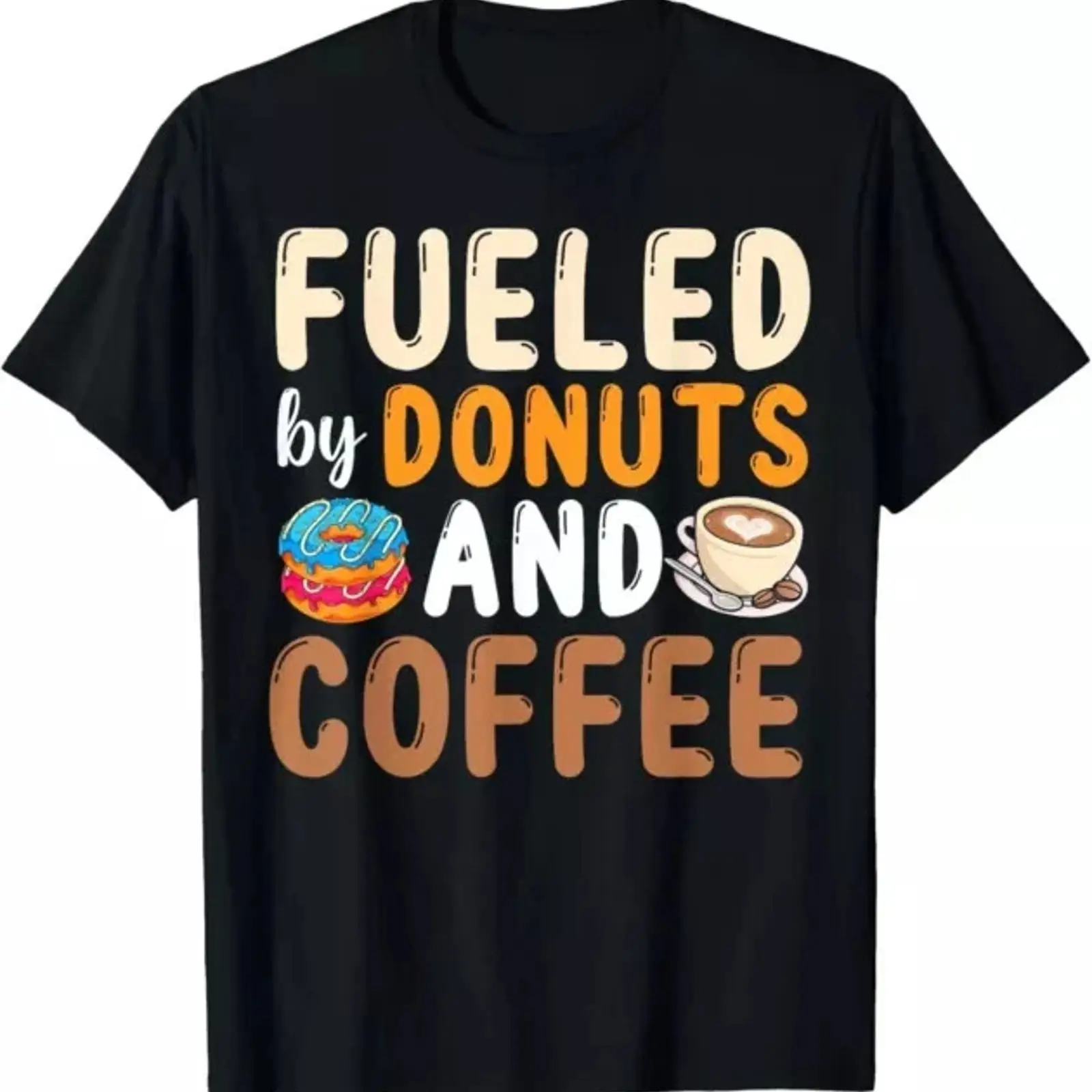 Food Lovers Snacks - T-shirt Doughnuts Coffee Lover Sweets Food