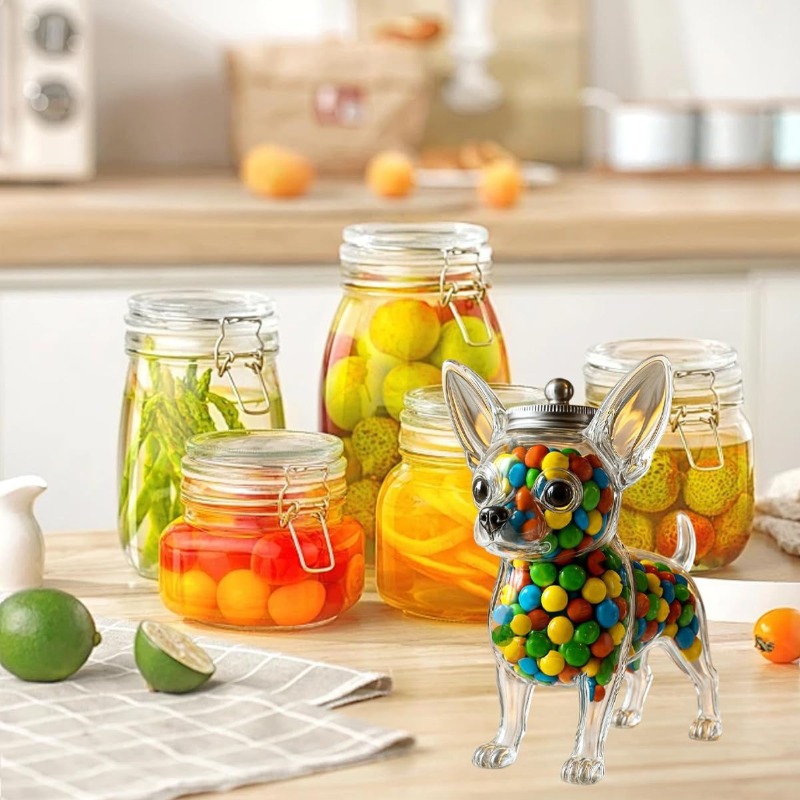 Food Lovers Snacks - Barattolo per Snack per Animali Domestici