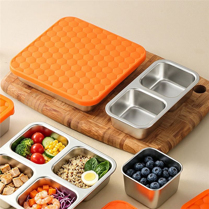 Food Snacks For Toddlers - A02M-Contenitore per Snack in Acciaio Inox